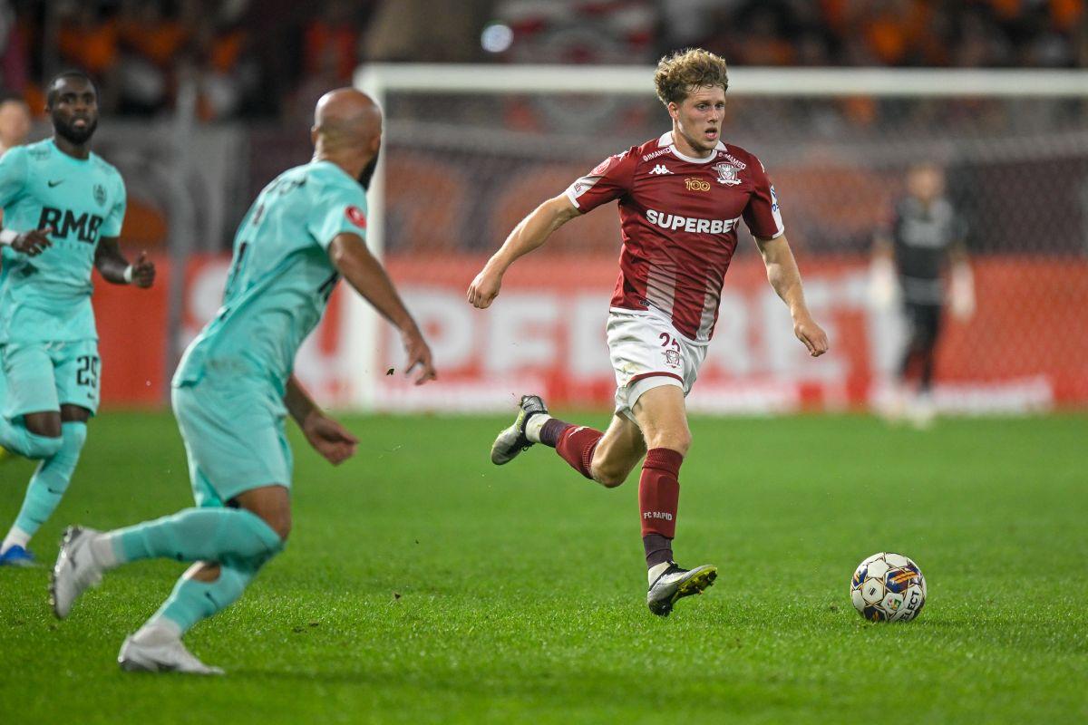 Eroul Rapidului, după ce a decis derby-ul cu CFR Cluj: „Asta e meseria mea”