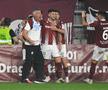 Imagini inedite în Giulești! Cristiano Bergodi a sărbătorit cu jucătorii și cu fanii golul de 3-1