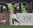 Imagini inedite în Giulești! Cristiano Bergodi a sărbătorit cu jucătorii și cu fanii golul de 3-1