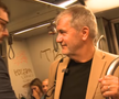 Valeriu Iftime merge cu metroul prin București