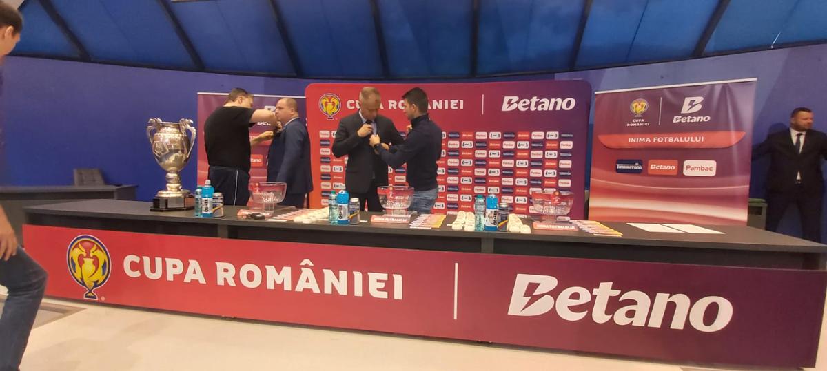 Tragerea la sorți pentru grupele Cupei României