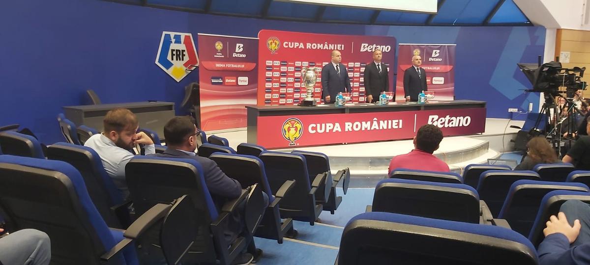 Tragerea la sorți pentru grupele Cupei României