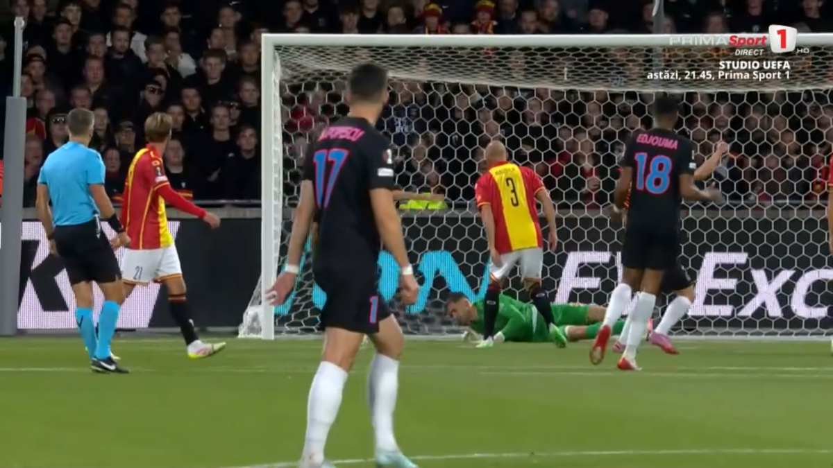Golul marcat de David Miculescu în Go Ahead Eagles - FCSB