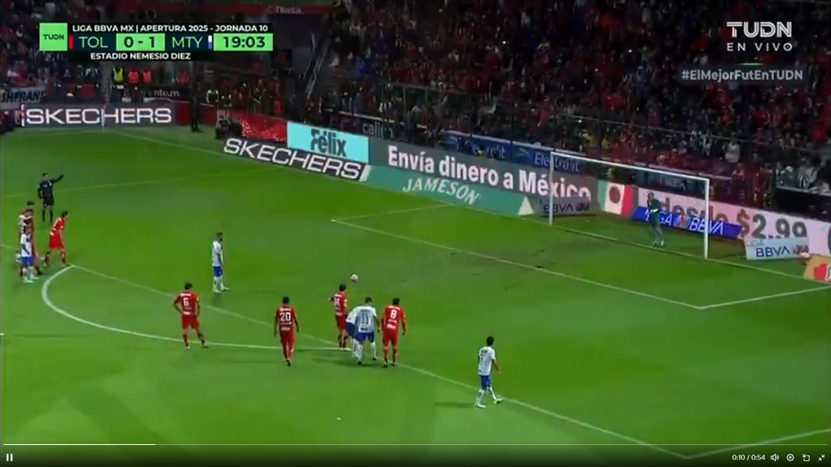 Sergio Ramos a ratat un penalty în Toluca - Monterrey, 25 septembrie 2025