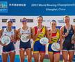 Simona Radiș și Magdalena Rusu - aur la dublu rame CM 2025 Foto: FR Canotaj/Balint Czucz