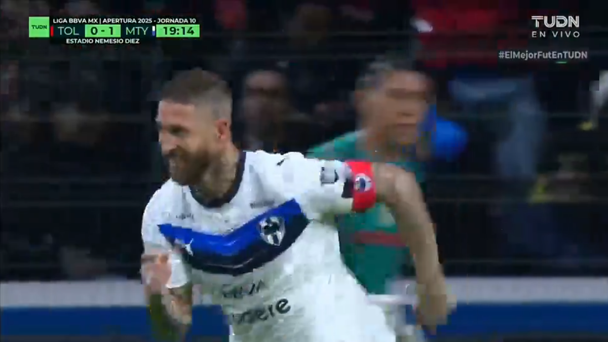 Sergio Ramos a ratat un penalty în Toluca - Monterrey, 25 septembrie 2025