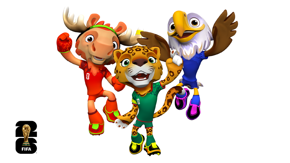 FIFA a prezentat mascotele pentru Campionatul Mondial 2026 » 3 animale reprezentative pentru fiecare țară organizatoare