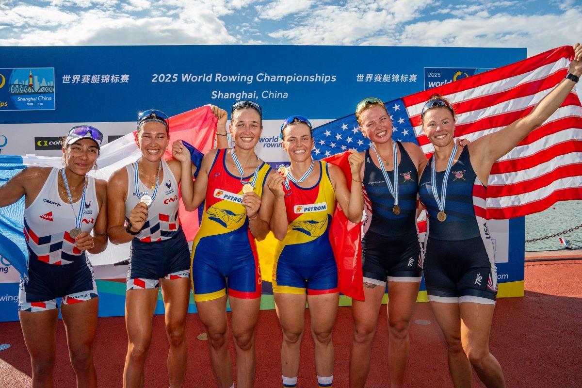 AUR pentru România la dublu rame feminin! Magdalena Rusu și Simona Radiș sunt campioane mondiale » Argint pentru Florin Arteni și Florin Lehaci la dublu rame masculin