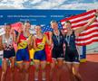 Simona Radiș și Magdalena Rusu - aur la dublu rame CM 2025 Foto: FR Canotaj/Balint Czucz