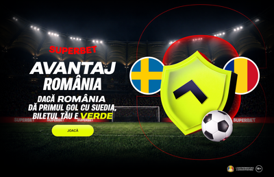 Ofertă marca Superbet la Suedia - România: "tricolorii" deschid scorul, pariul pe victorie devine câștigător!