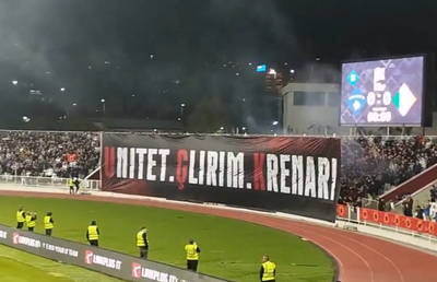 Scandal în Kosovo la meciul din Liga Națiunilor » Căpitanul naționalei și suporterii, mesaje de susținere pentru criminalii de război