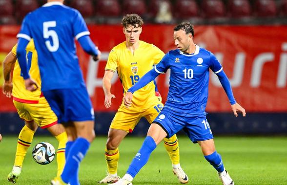 România U21, victorie de control în Cipru! „Tricolorii” au nevoie de un miracol în preliminariile EURO 2027