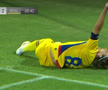 Cătălin Vulturar, accidentat în Cipru U21 - România U21 // foto: captură Voyo