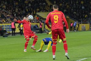 Suedia - România, debutul în Liga Națiunilor » GOL înainte de pauză, Drăgușin nu mai poate să intervină