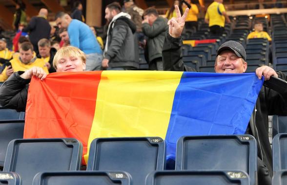 „Zidul Galben” a cucerit și Stockholm! Imagini spectaculoase cu fanii României, înainte de meciul cu Suedia
