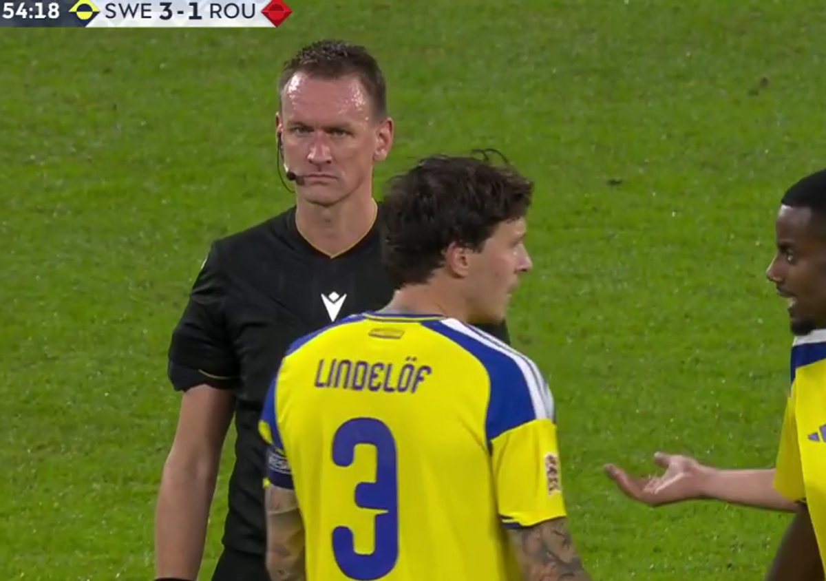Suedia, gol anulat cu România // foto: captură Antena 1
