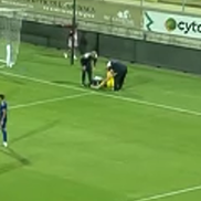 Cătălin Vulturar, accidentat în Cipru U21 - România U21 // foto: captură Voyo