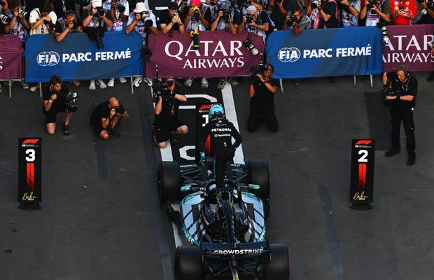 George Russell a dominat calificările de la Baku! Dezastru pentru Antonelli