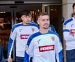 Andrei Rațiu, Darius Olaru și Valentin Cojocaru, înainte de Suedia - România / Foto: Andrei Furnigă (GSP)
