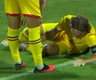 Cătălin Vulturar, accidentat în Cipru U21 - România U21 // foto: captură Voyo