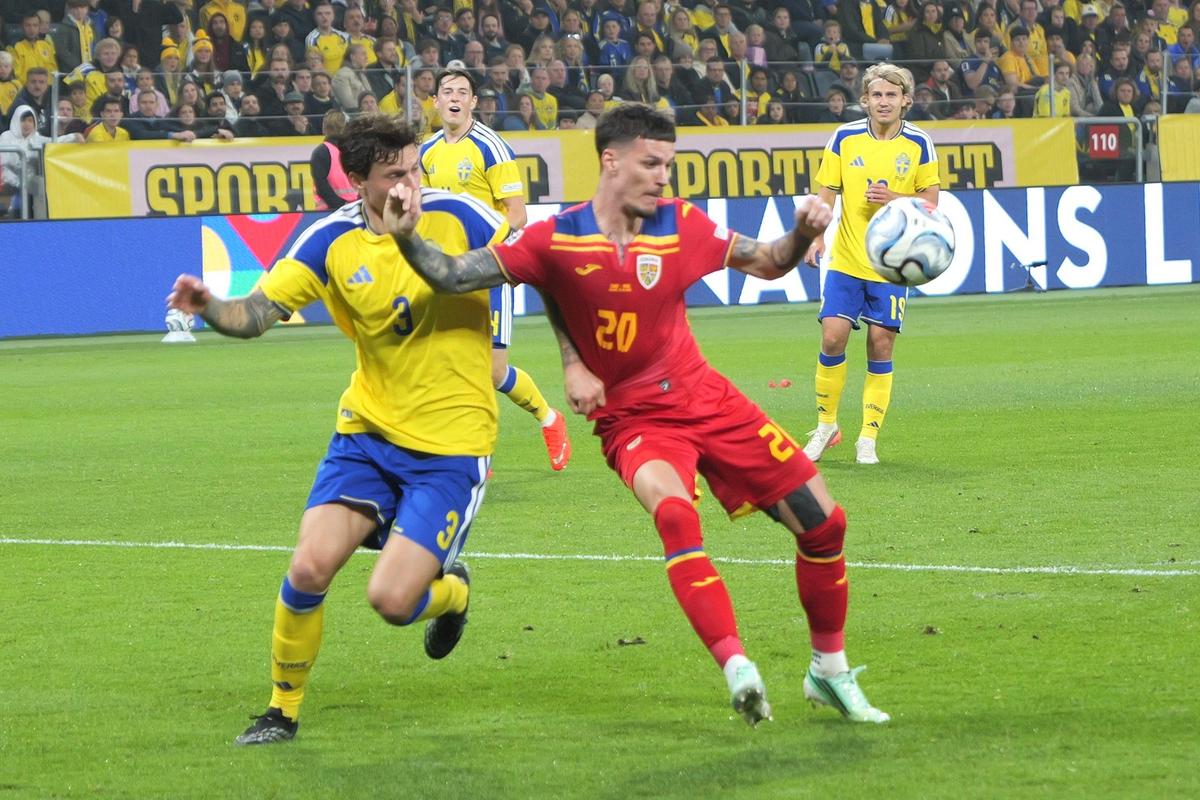 Dennis Man, gol în Suedia - România