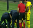 Cătălin Vulturar, accidentat în Cipru U21 - România U21 // foto: captură Voyo