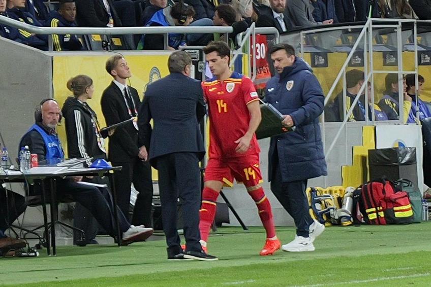 Ianis și Gică Hagi în Suedia - România, în etapa #1 din Liga Națiunilor // foto: Andrei Furnigă (GSP.ro)