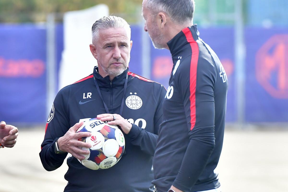 Laurențiu Reghecampf, primul antrenament FCSB