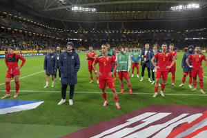 Ce s-a întâmplat la finalul partidei Suedia - România: „tricolorii”, atenți la discursul liderilor de peluză