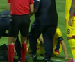 Cătălin Vulturar, accidentat în Cipru U21 - România U21 // foto: captură Voyo