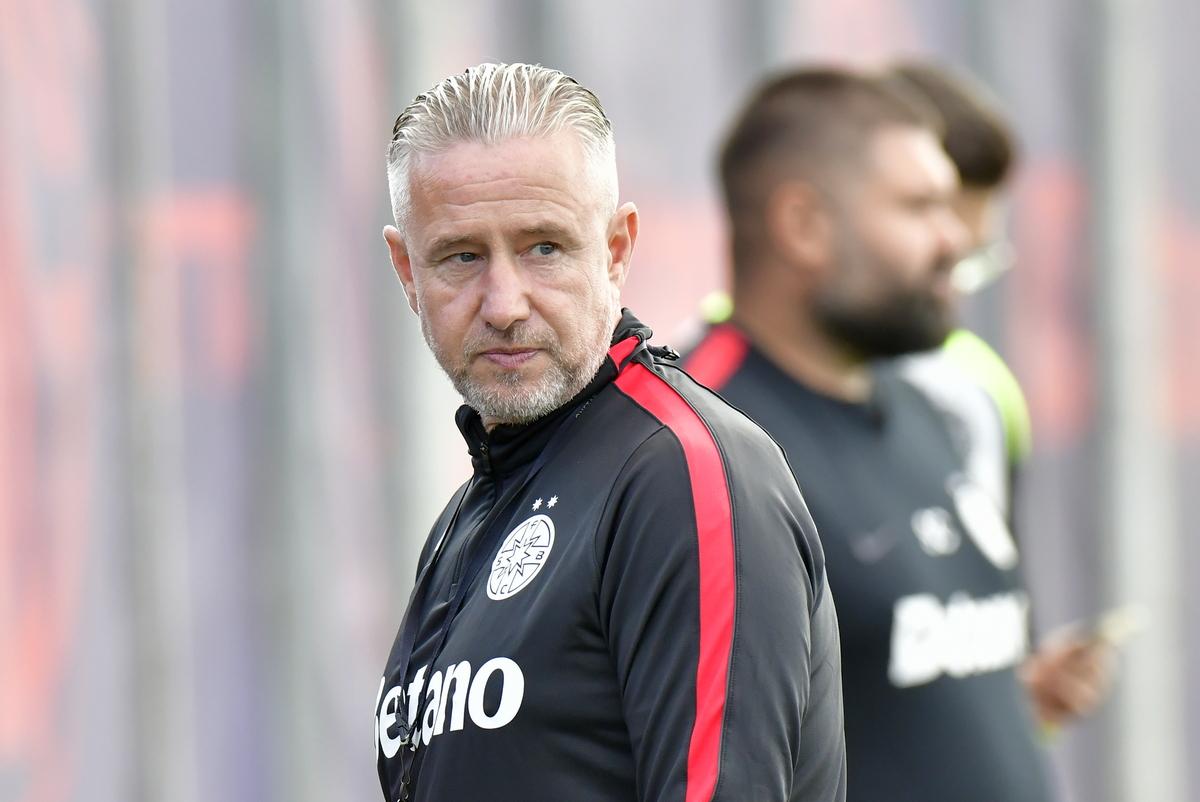 Laurențiu Reghecampf, primul antrenament FCSB