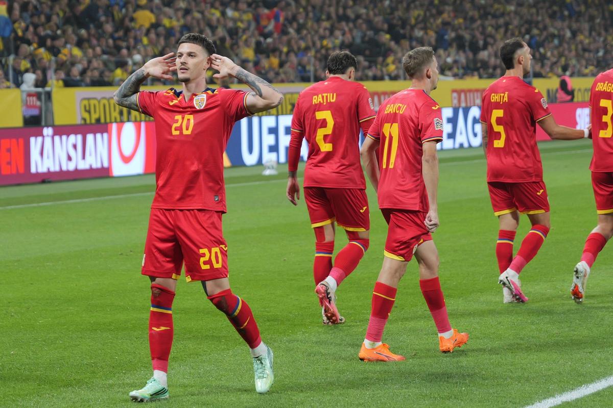 Dennis Man, gol în Suedia - România