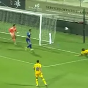 Cătălin Vulturar, accidentat în Cipru U21 - România U21 // foto: captură Voyo