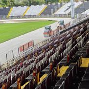 Stadionul din Petroșani / FOTO: Facebook @Tiberiu Iacob-Ridzi