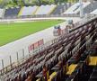 Stadionul din Petroșani / FOTO: Facebook @Tiberiu Iacob-Ridzi