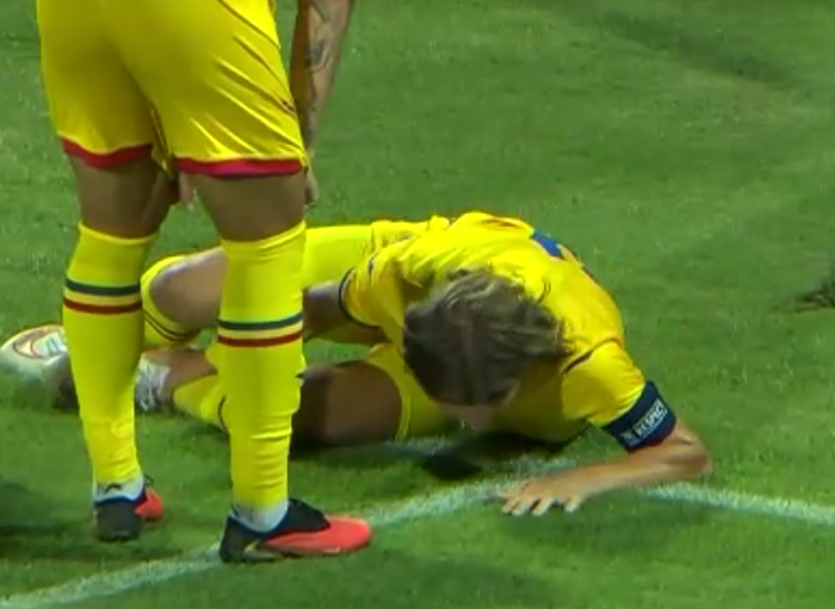 Cătălin Vulturar, accidentat în Cipru U21 - România U21