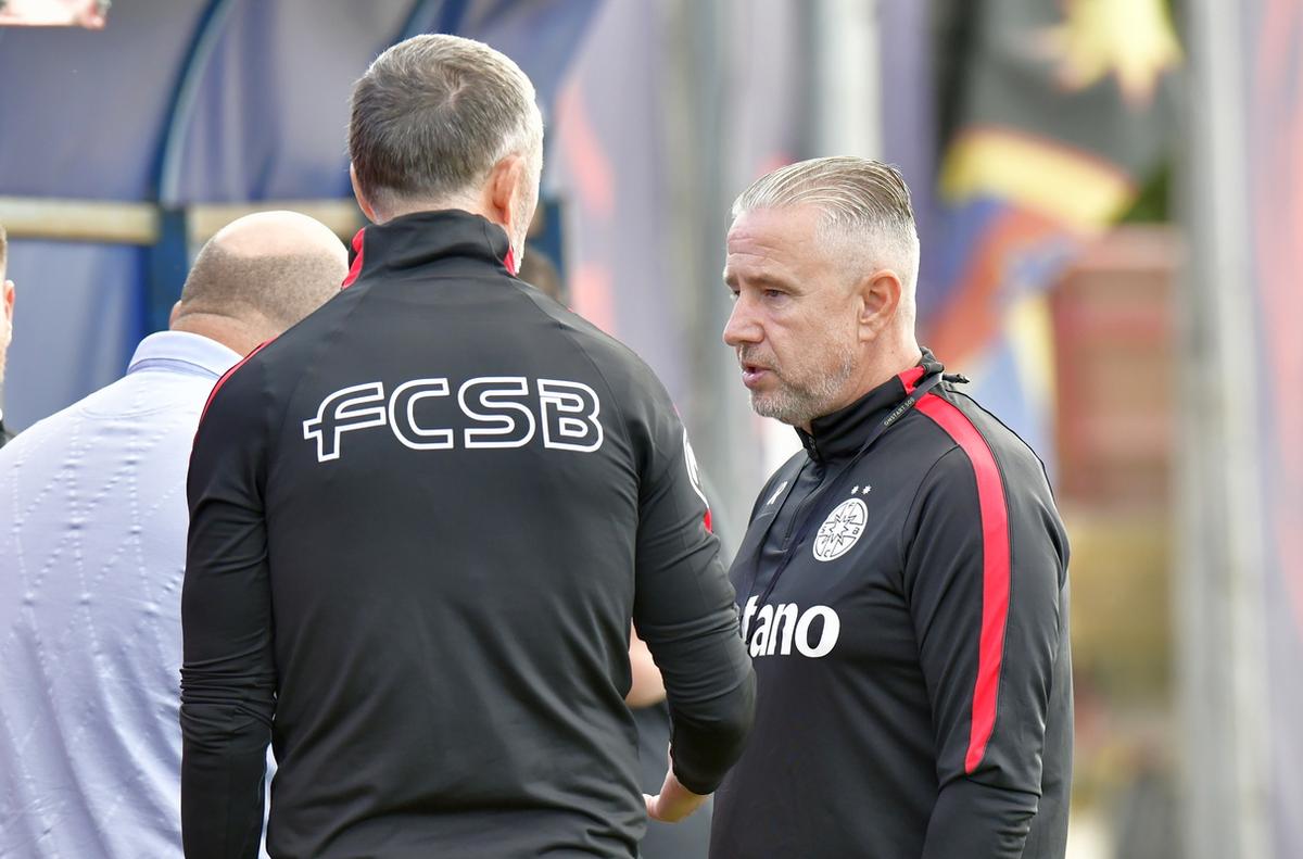 Laurențiu Reghecampf, primul antrenament FCSB