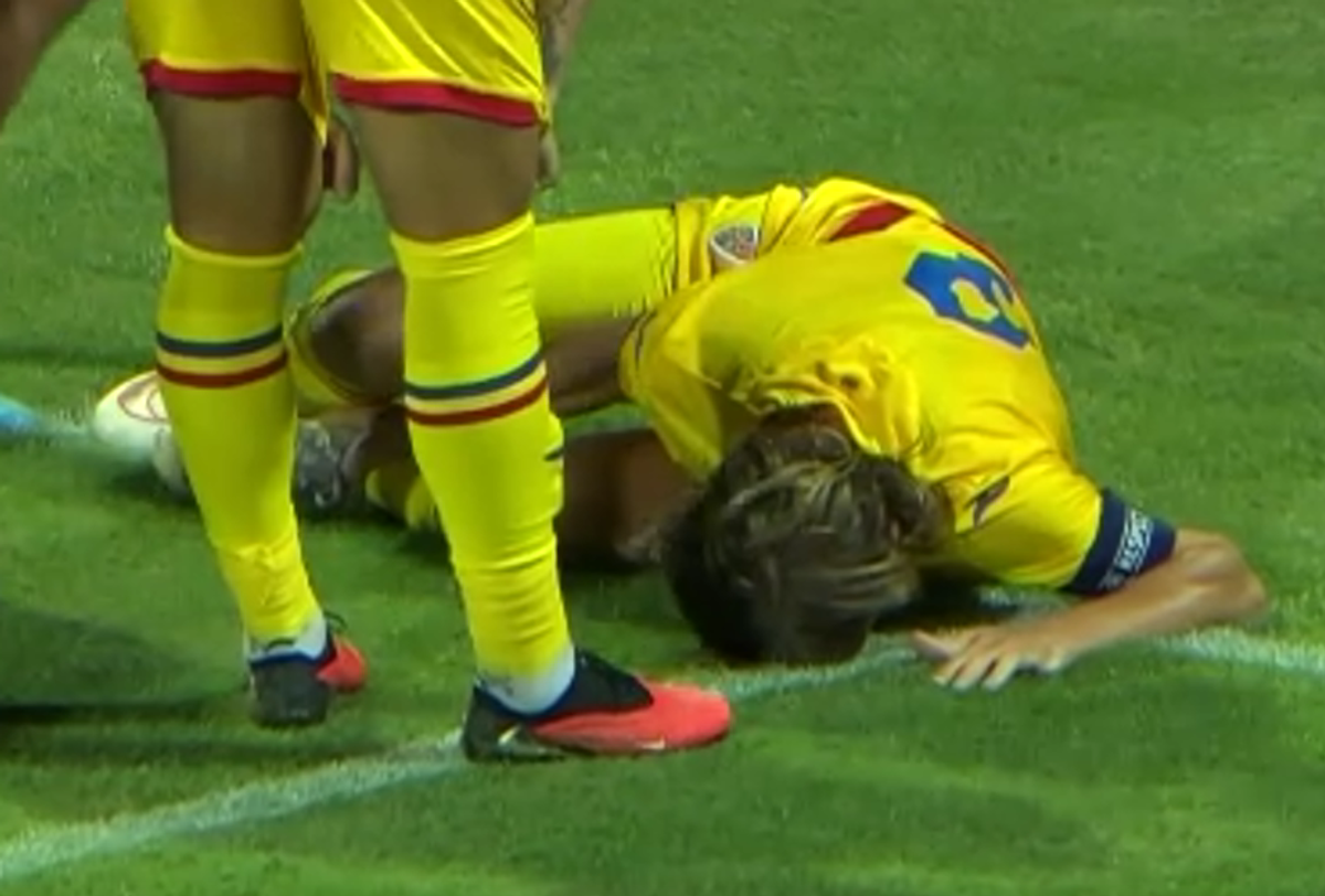 Lovitură pentru Rapid! Jucătorul s-a accidentat în meciul naționalei U21