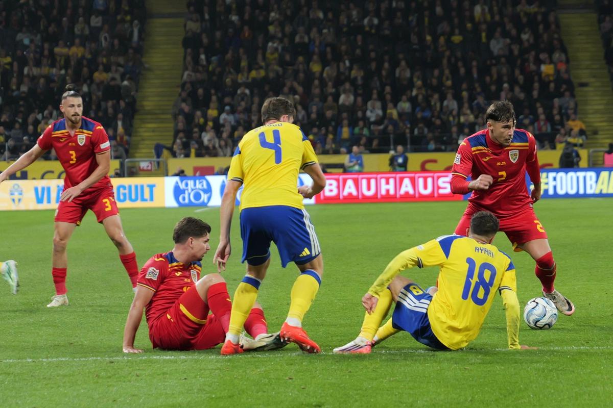 Repriza 2 în Suedia - România, în etapa #1 din Liga Națiunilor // foto: Andrei Furnigă (GSP.ro)