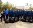 FOTO Canotorii români au strâns un sfert de tonă de deșeuri din Pădurea Snagov la debutul antrenamentelor pentru Jocurile Olimpice de la Tokyo