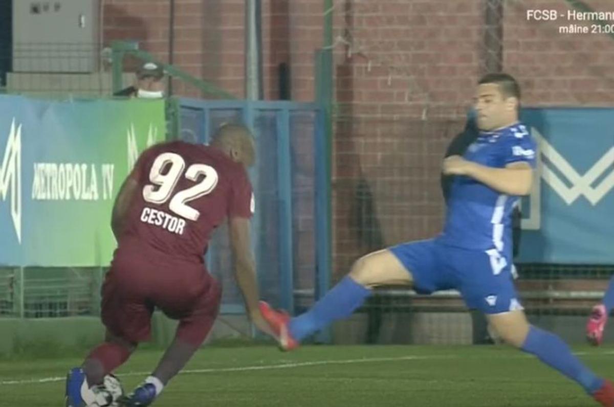 Primul verdict după accidentarea lui Mike Cestor din CFR Cluj - FC Voluntari: „Pare grav la prima vedere!”