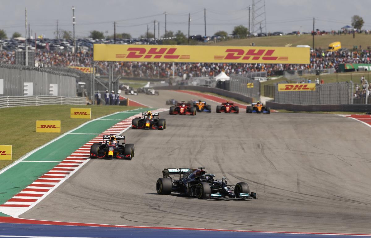 Luptă palpitantă pentru titlu în Formula 1 » Max Verstappen, avantajat de program cu 5 runde rămase în sezon