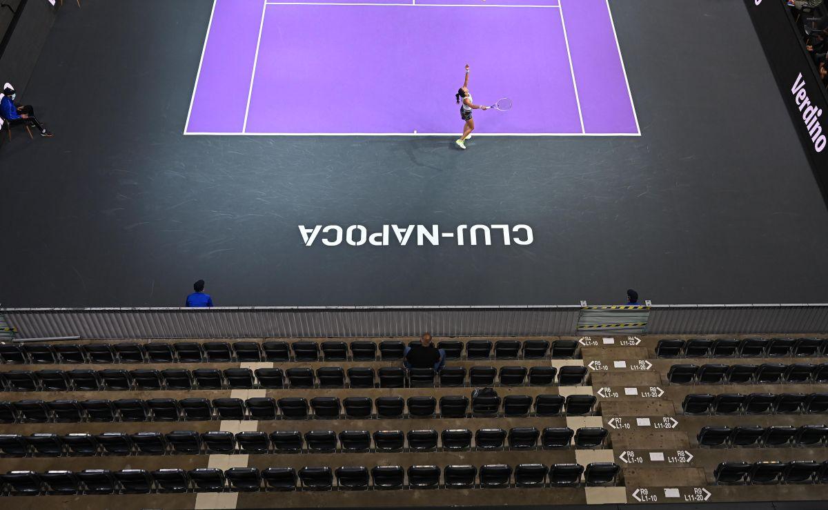 FOTO Simona Halep la Transyvania Open, antrenament 25.10.2021