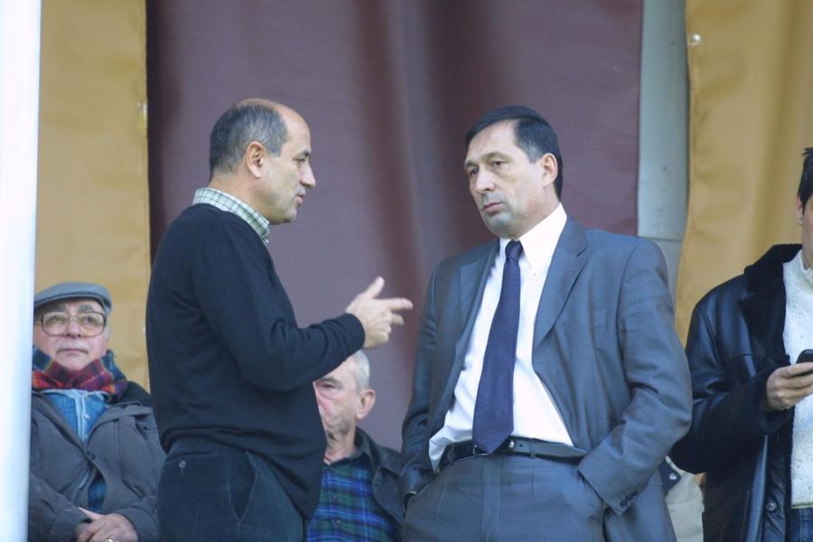 George Copos și Ion Crăciunescu 40 de ani de la debutul arbitrului Ion Crăciunescu în prima ligă: „Puteam muri acolo, m-au salvat Bölöni și doctorii de la Târgu Mureș!”