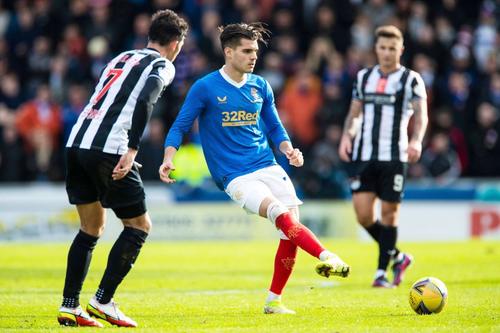 Ianis Hagi, în St. Mirren - Rangers // foto: Imago Images