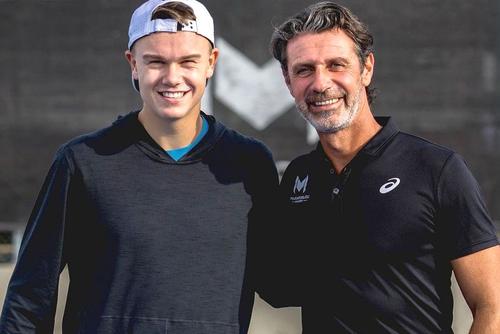 Rune și Mouratoglou, la academia francezului