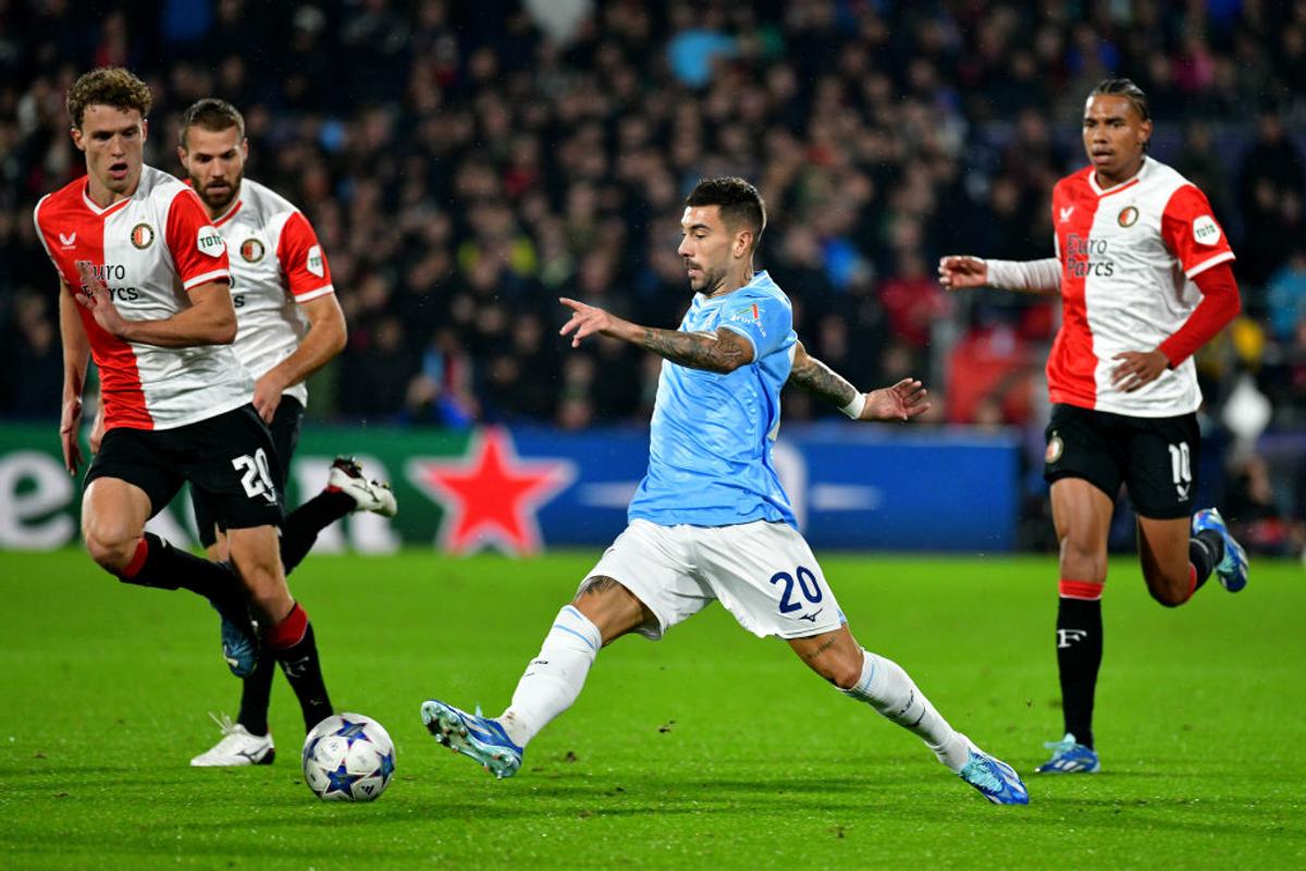 Santiago Gimenez, „dublă” în Feyenoord - Lazio / FOTO: GettyImages