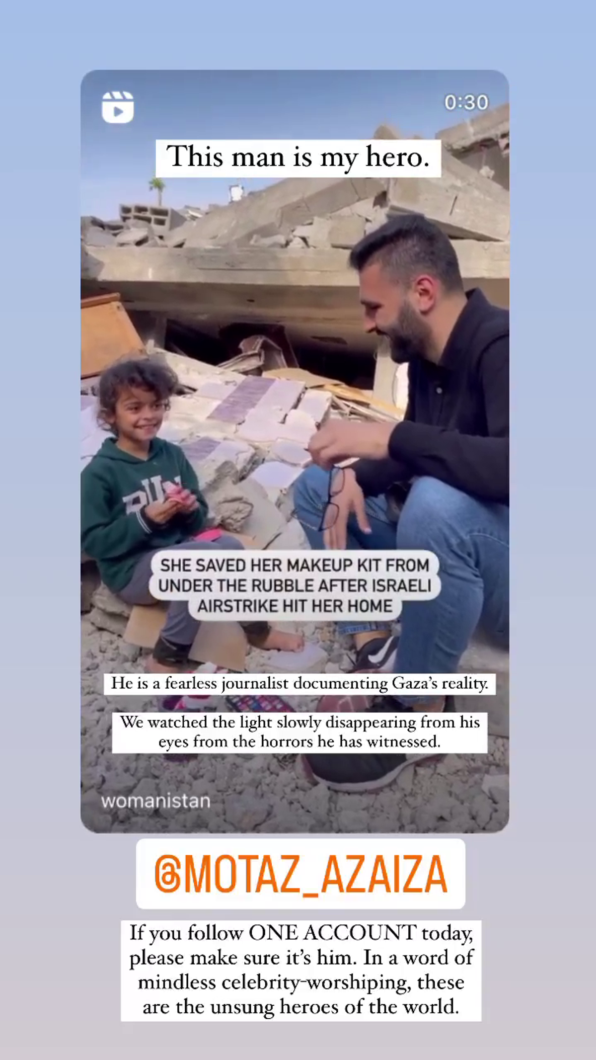 FOTO Raluca Zenga, mesaje de susținere pentru Palestina