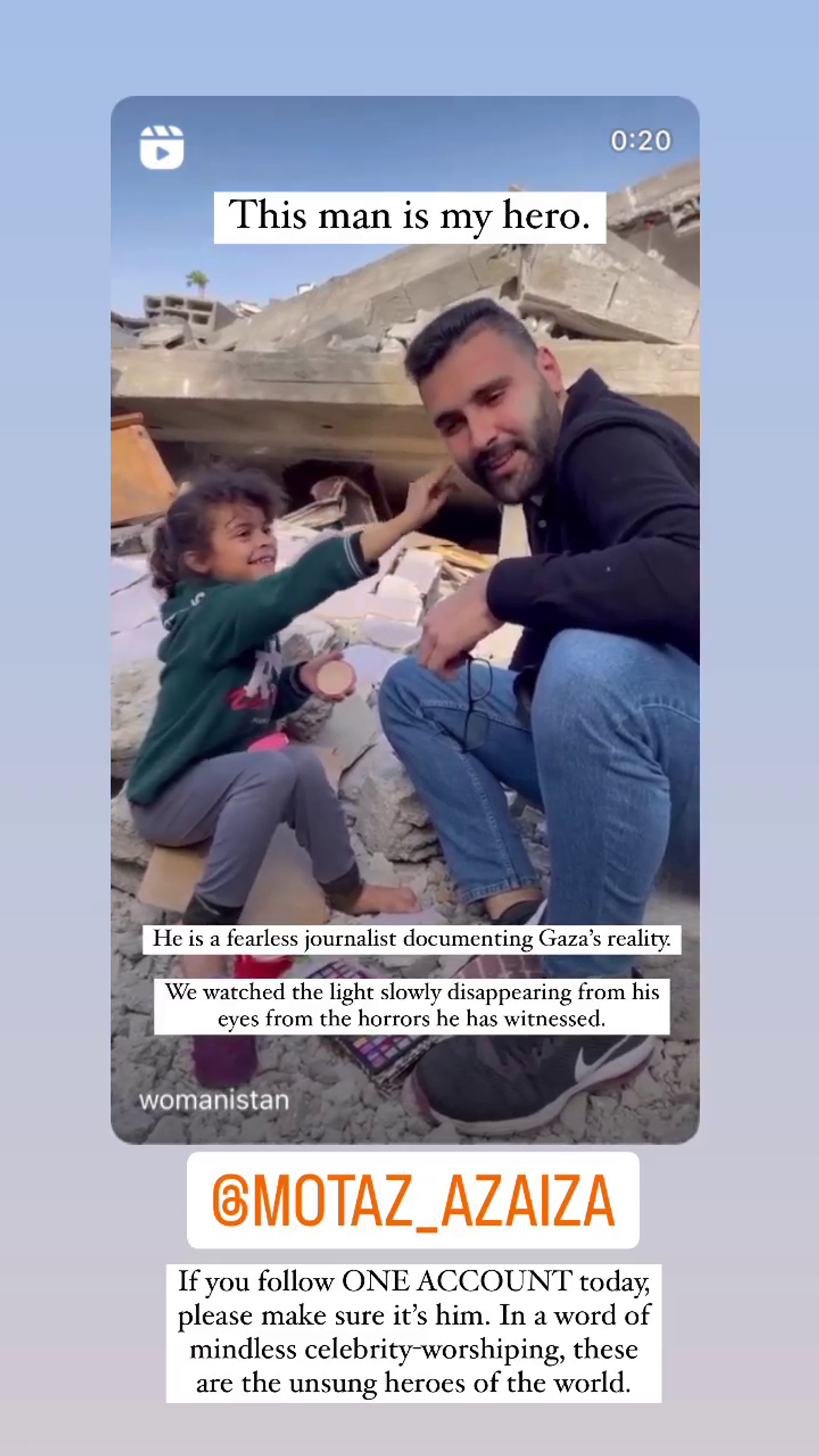 FOTO Raluca Zenga, mesaje de susținere pentru Palestina