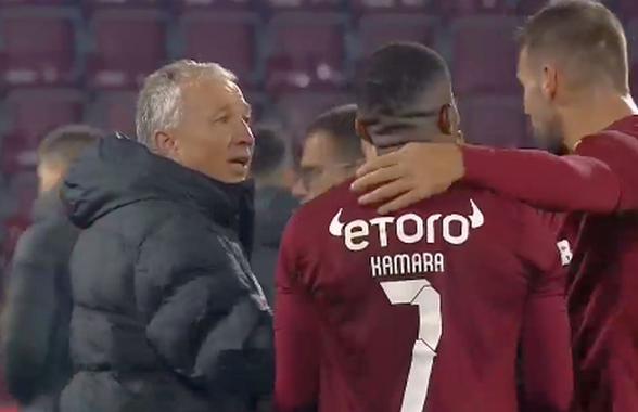 S-au luat la harță la final, sub ochii lui Dan Petrescu! „Bursucul” a intervenit imediat! Imagini incredibile din Gruia